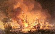 Thomas Luny Battle of the Nile oil painting reproduction